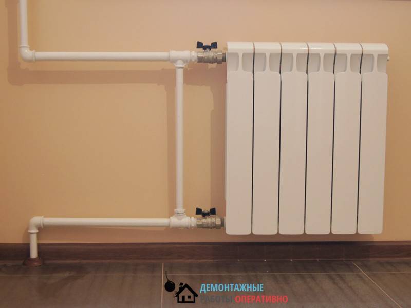 Установка биметаллического радиатора - лучшее отопление