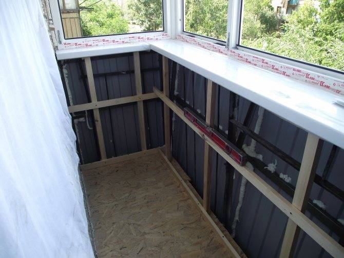 Как утеплить балкон или лоджию пенопластом?