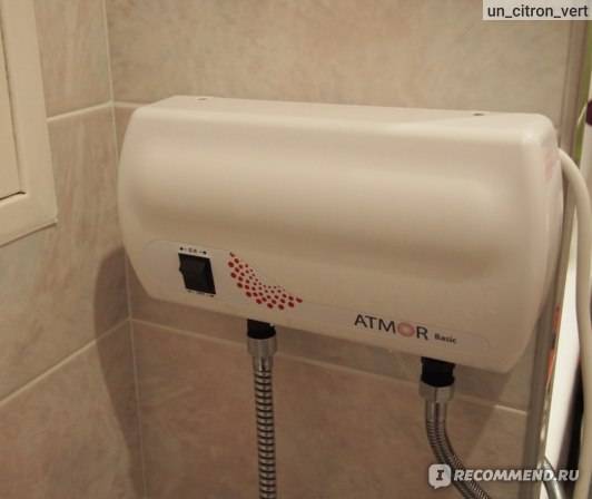 Атмор проточный водонагреватель: отзывы владельцев, инструкция, фото