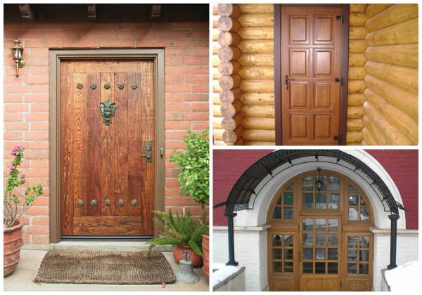 Выбор и монтаж входной двери в деревянный дом