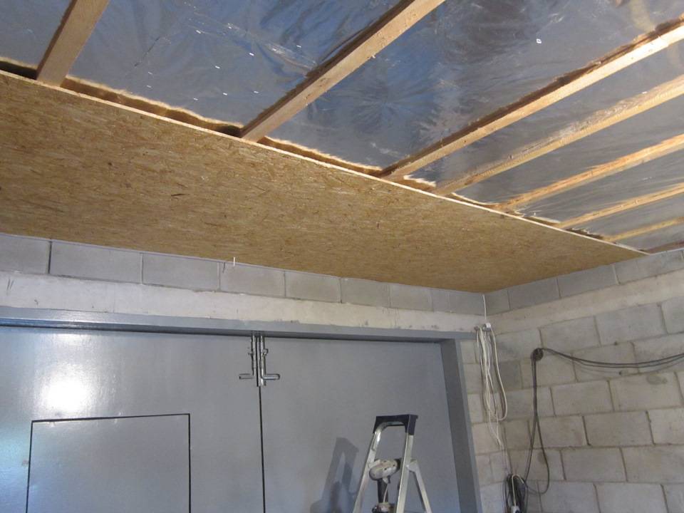 Как утеплить потолок в гараже: выбор материала и способа теплоизоляции