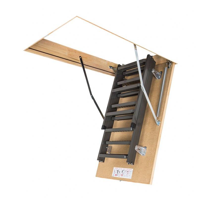 Чердачная лестница с утепленным люком — особенности и виды конструкций