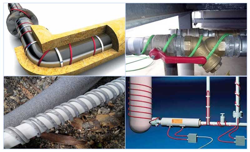 Принцип работы, характеристики и монтаж греющего кабеля для канализационных труб