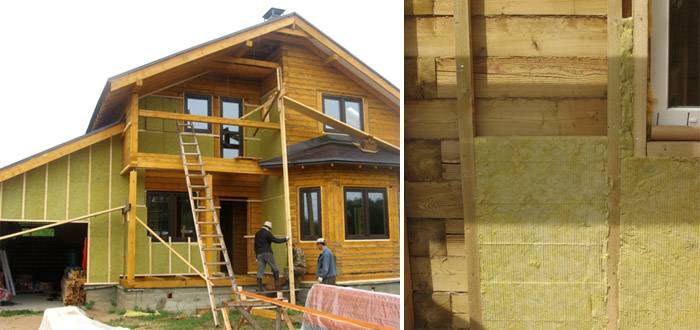 Как и чем утеплить дом снаружи, если он построен из древесины