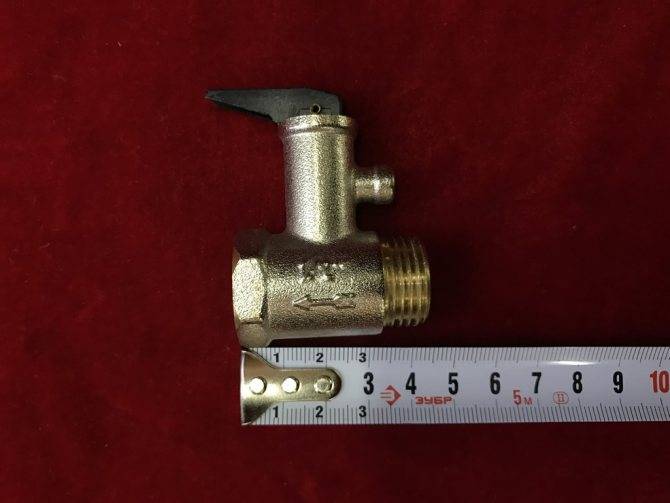 Регулировка предохранительного клапана для водонагревателя