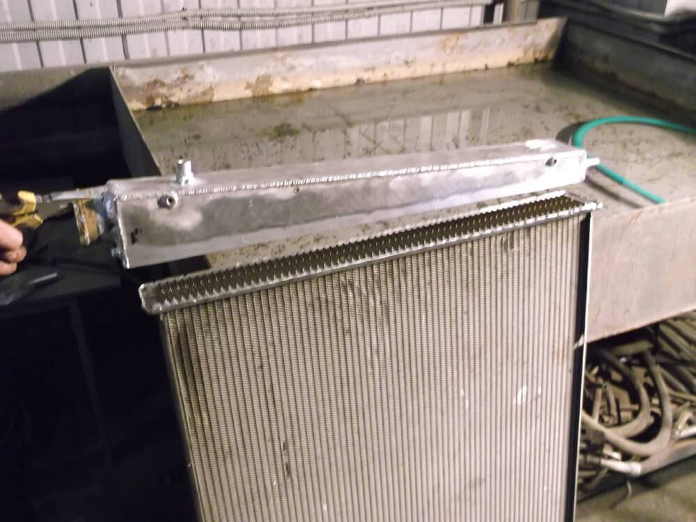 Пайка алюминиевого радиатора отопления