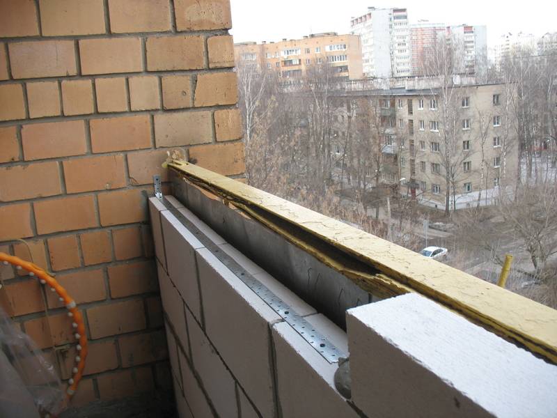 Балкон из пеноблоков, из газоблоков: какими блоками лучше выложить лоджию