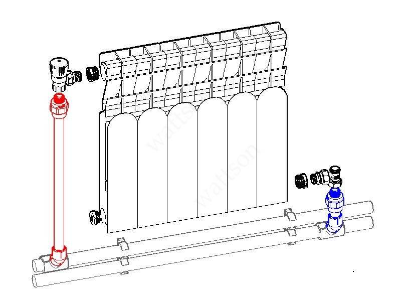 Подключение радиаторов отопления: схемы обвязки и подключения. монтаж систем и способы проверки основных соединений (105 фото)