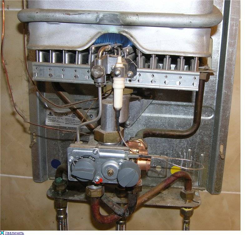 Принцип работы газовой колонки - устройство нагревателя, обслуживание и ремонт