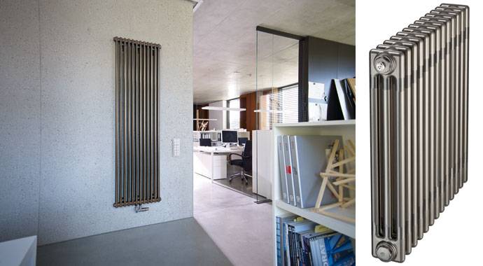 Вертикальные радиаторы отопления: практические и декоративные функции | гид по отоплению