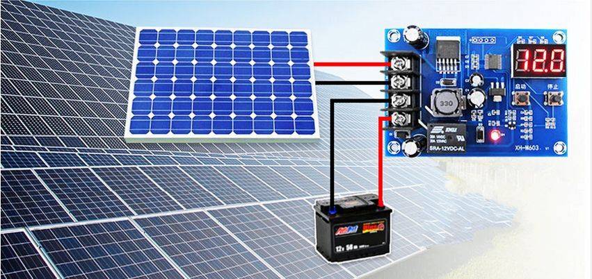 Контроллер заряда солнечных батарей