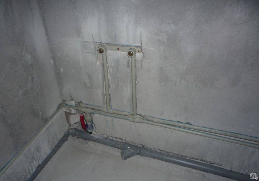 Крепление труб отопления к стене - система отопления