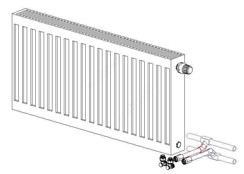 Стальные панельные радиаторы отопления плоские, фото и технические характеристики