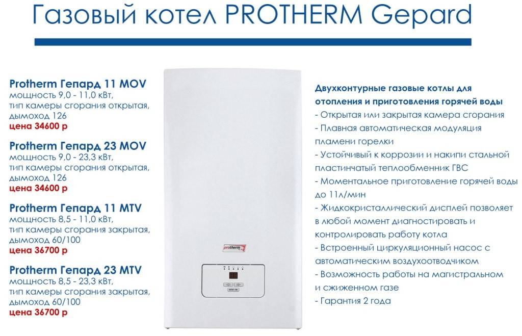 Газовые котлы protherm: модели котлов отопления протерм, их характеристики, отзывы пользователей