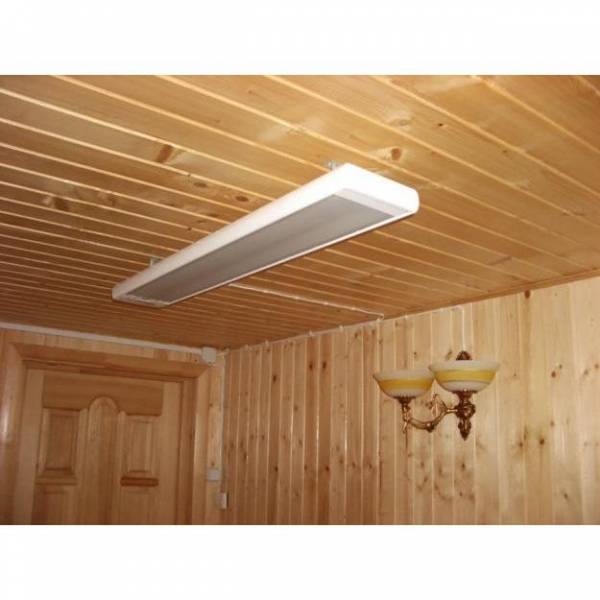 Установка инфракрасного обогревателя на потолок - лучшее отопление