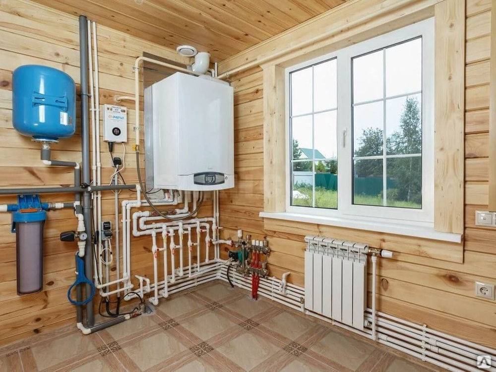 Как сделать обогрев частного дома газовым отоплением