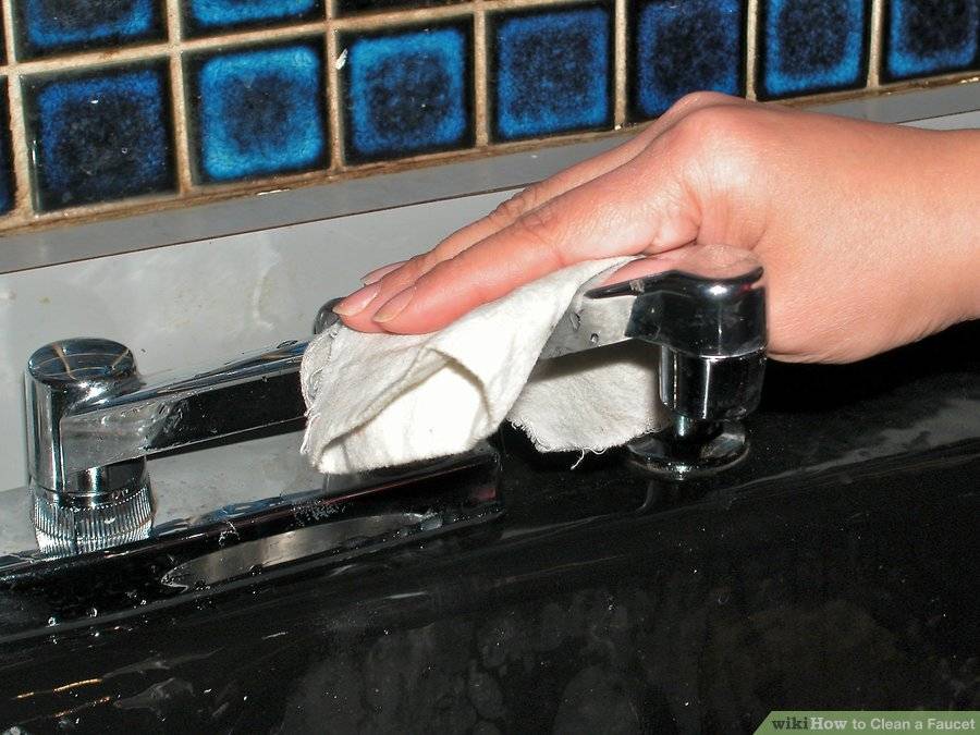 Чем мыть краны в ванной чтобы блестели