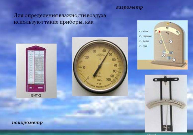 Как определить влажность воздуха в квартире в домашних условиях