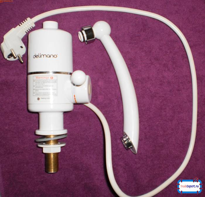 Проточный электрический водонагреватель на кран: конструктивные особенности и технические характеристики