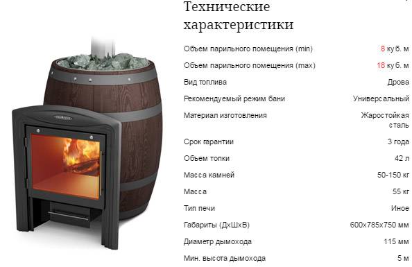 Печь для бани: виды конструкций, правила выбора