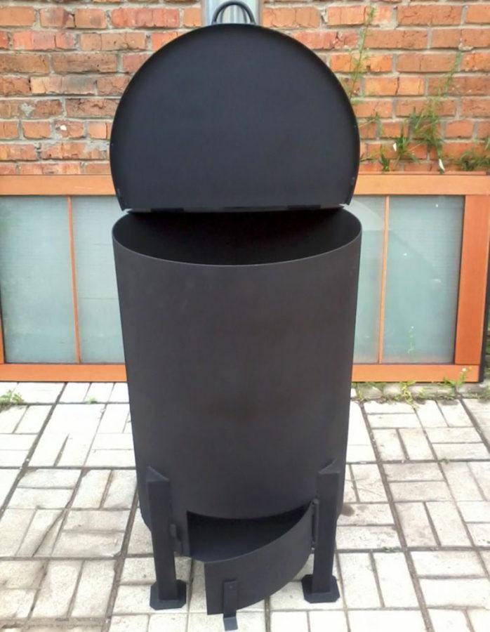 Печь для сжигания мусора своими руками: как сделать на даче