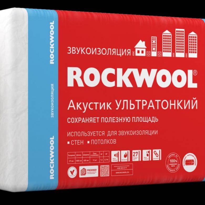 Шумоизоляция rockwool акустик баттс технические характеристики