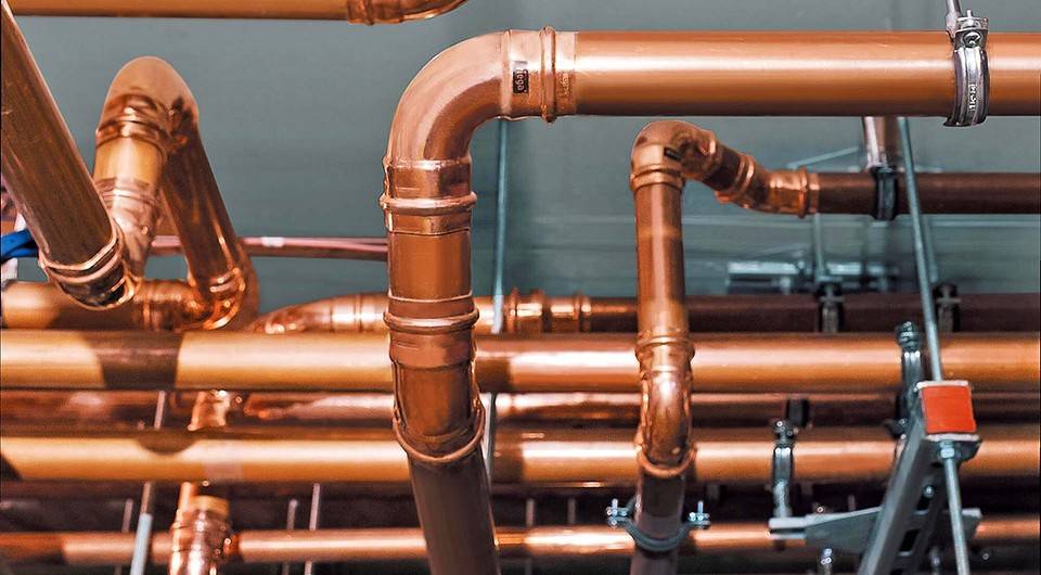 Медные трубы для отопления и водопровода: установка и особенности монтажа