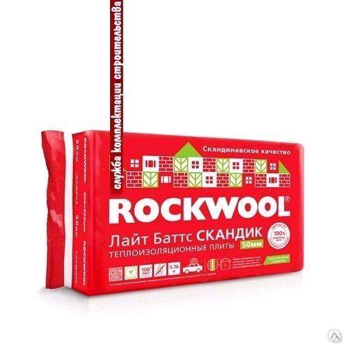 Лайт баттс скандик rockwool - удобный материал для утепления