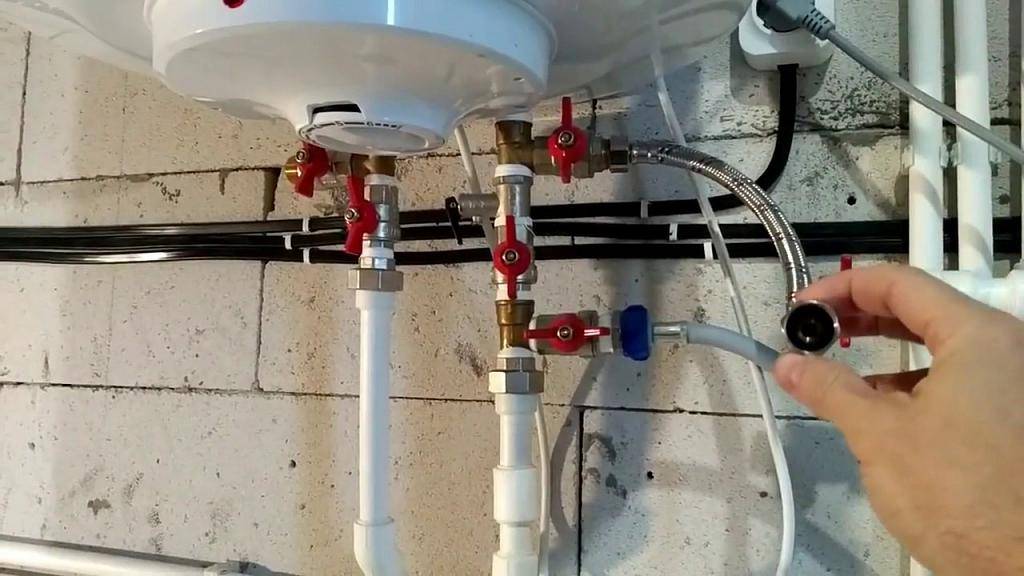 Как подключить бойлер к водопроводу - схема подключения
