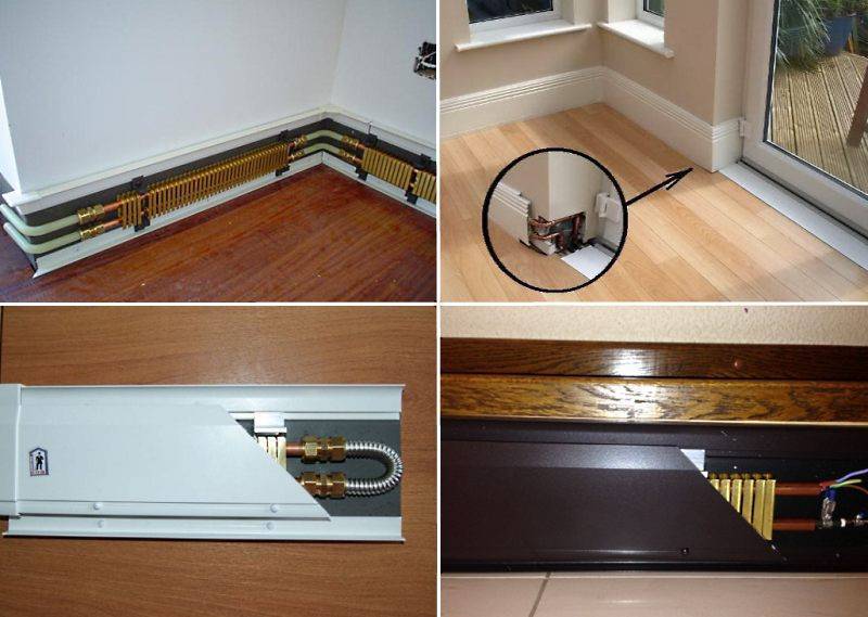 Как спрятать трубы отопления в частном доме или квартире: прячем в стене или используем декоративный короб