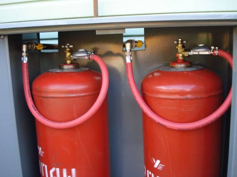 Система отопления частного дома газовыми баллонами