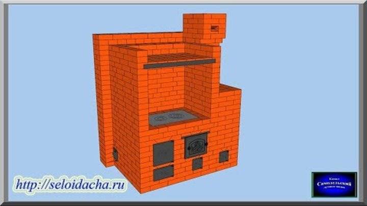 Как сделать печку для дачи из кирпича своими руками: правила кладки и пошаговая инструкция