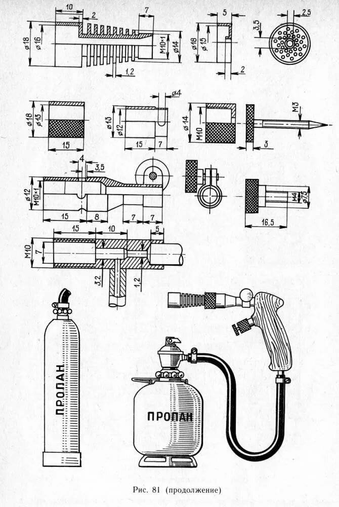 Как сделать бензиновую горелку для пайки своими руками: чертежи