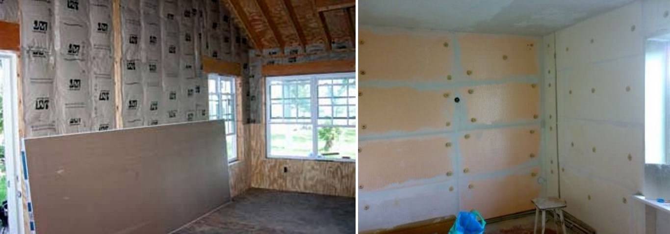 Эффективность утепления стен дома или квартиры внутри помещения: как обшить утеплителем изнутри под гипсокартоном?