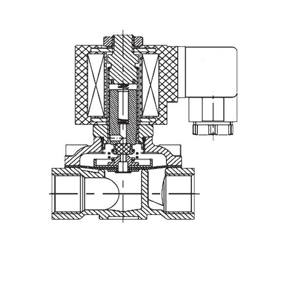 Соленоидный клапан чертеж