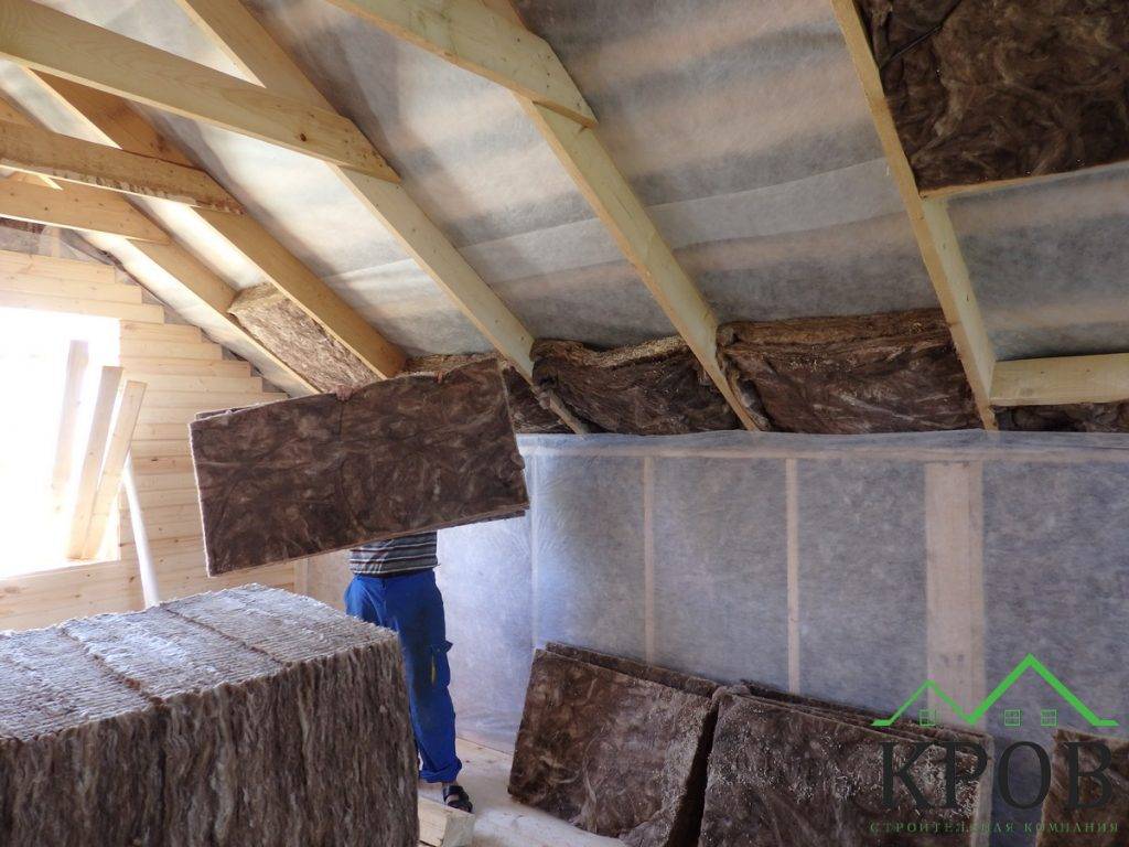 Утепление крыши каркасного дома своими руками, потолка в доме с холодной крышей пошаговая инструкция с фото