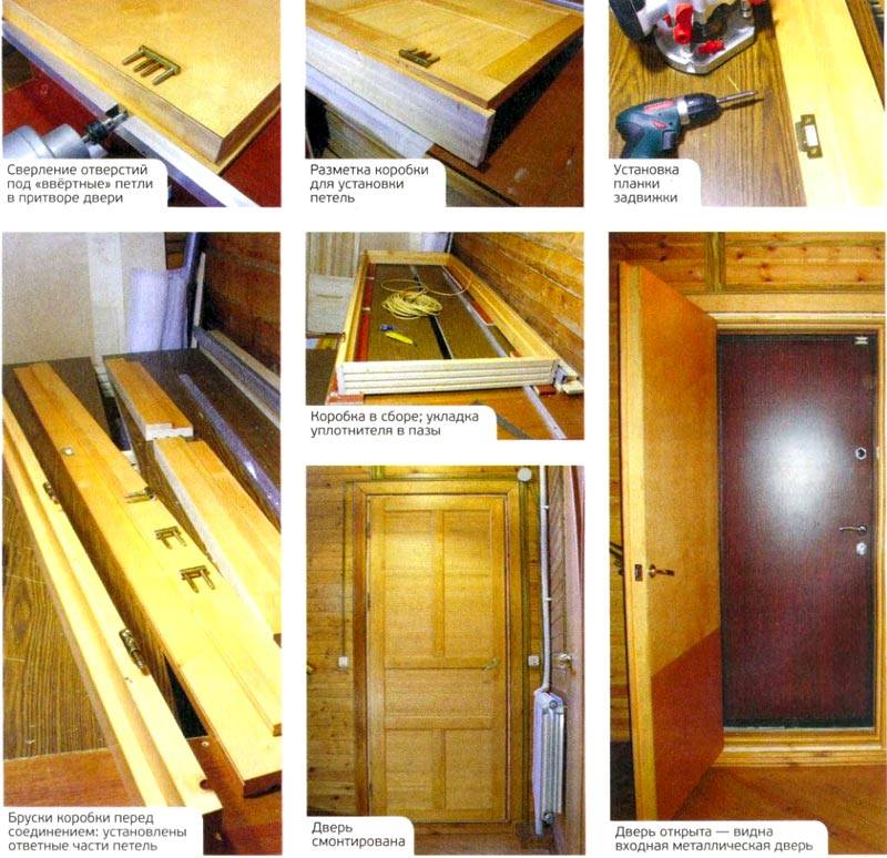 Как утеплить входную деревянную дверь - всё об отоплении и кондиционировании