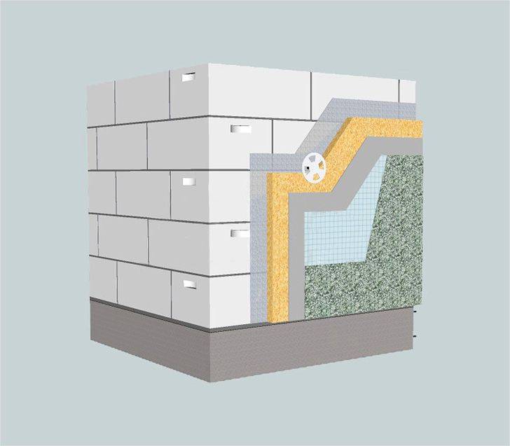 Как проводить наружное утепление стен из газобетона