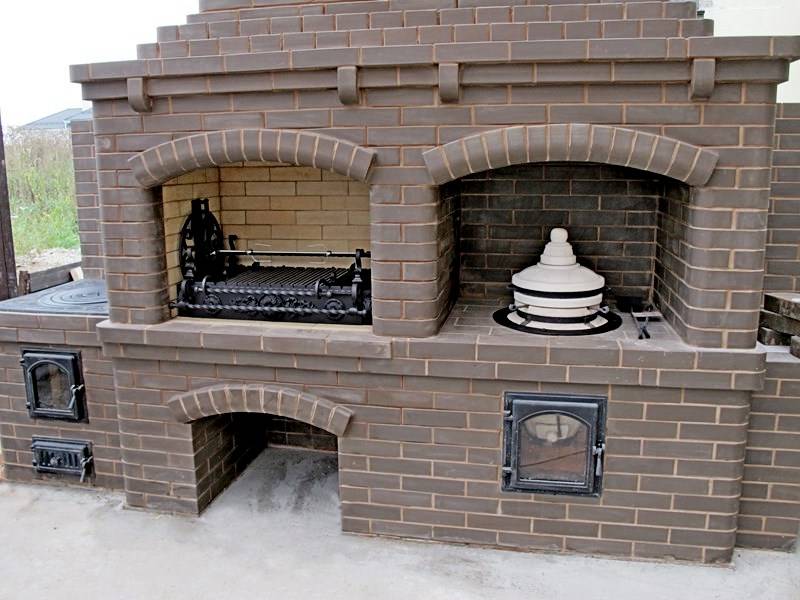 Камин на улице своими руками: печь, мангал и барбекю (60 фото)