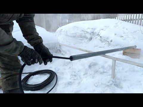 Разморозка труб под землей: лучшие способы устранения ледяной пробки