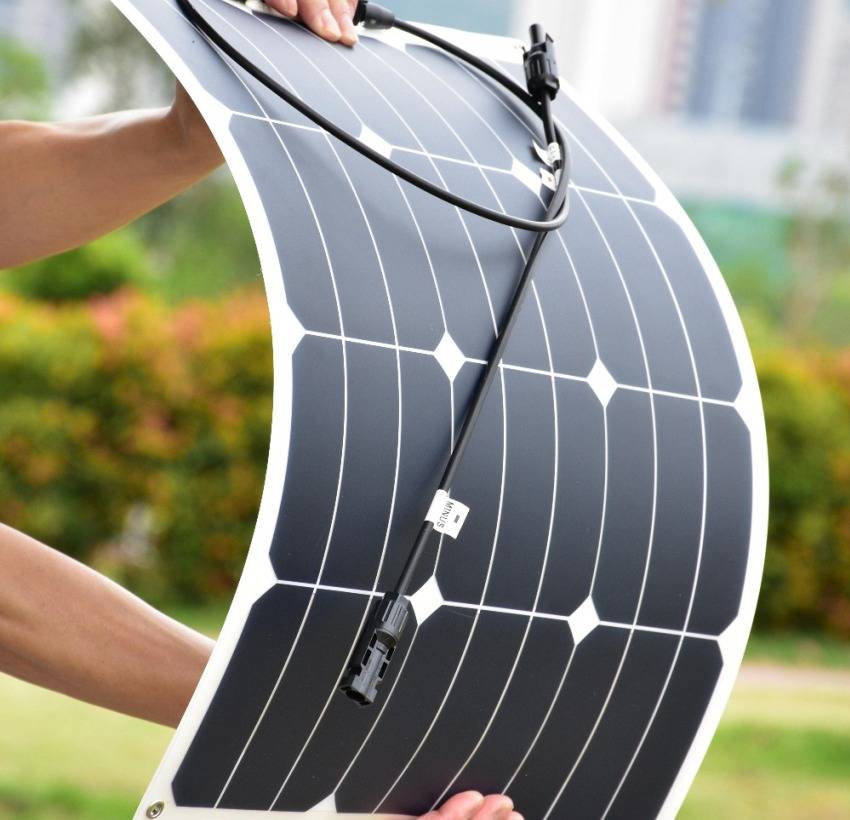 Применение гибких солнечных батарей