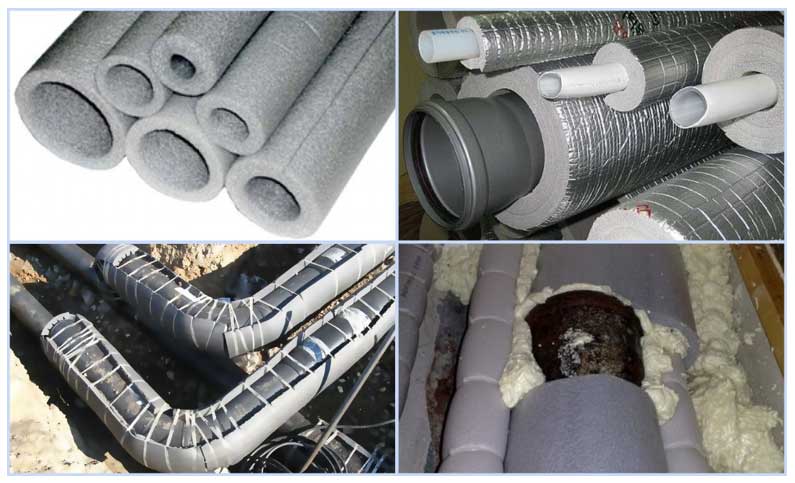 Утепление канализационных труб – способы, материалы, монтаж
