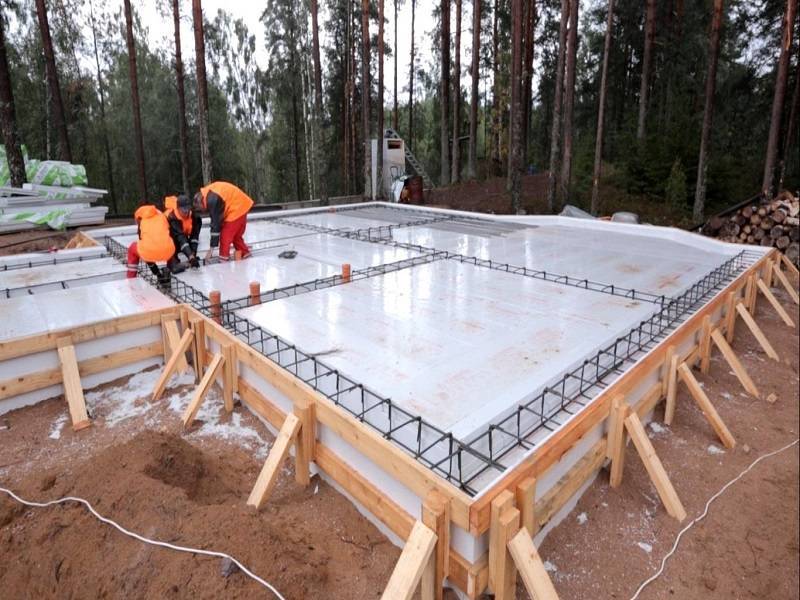 Утепленный финский фундамент: технология строительства