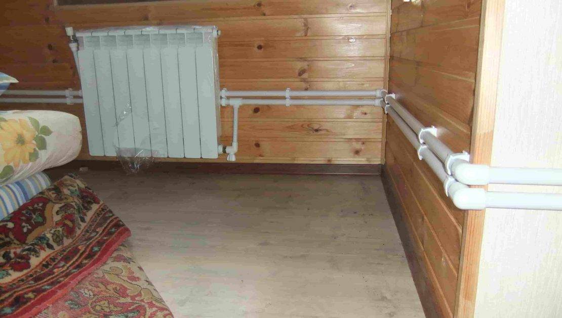 Отопление деревянного дома своими руками — выбор системы отопления