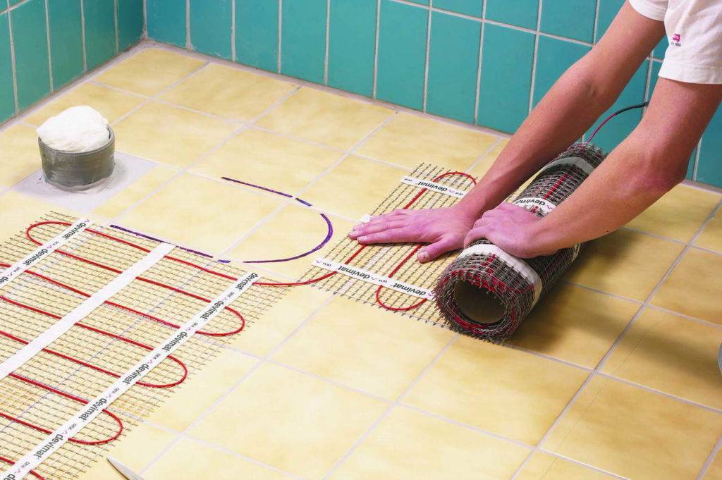 Водяной теплый пол под плитку своими руками - инструкция с фото