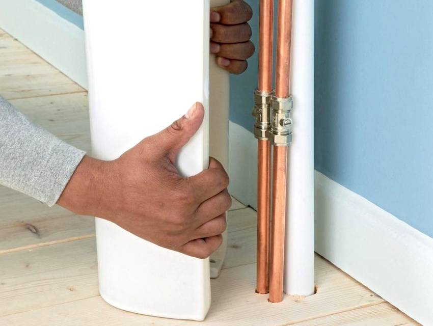 Как спрятать трубы отопления в доме, квартире и комнате - советы от профи