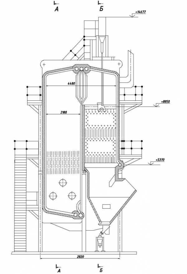 Чертеж котла водогрейного котла
