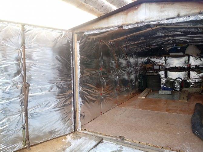 Утепление гаража пенопластом изнутри: оптимальная теплоизоляция